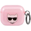 Karl Lagerfeld KLA3UCHGP AirPods 3cover różowy/pink Glitter Choupette