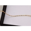 Złoty łańcuszek 585 singapur 1mm 45cm