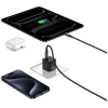 Ładowarka sieciowa USAMS JO Series CC262 30W USB-C + kabel USB-C/USB-C 1m biały