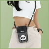 Nimmy torebka na telefon czarny/black    Big Eyed Pet 2.0 Panda