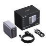 Ładowarka sieciowa UGREEN CD333 Nexode, USB + 4x USB-C, GaN, 300W + kabel USB-C 240W (czarny)