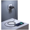 Ładowarka sieciowa USAMS Xiang Series    CC296 30W 1xUSB-C 1xUSB-A + kabel USB-C czarny