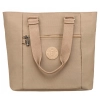 Nylonowy, pojemny shopper damski - Peterson