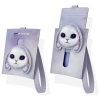 Nimmy Zestaw 3w1 torebka na telefon +    portfel + etui na lokalizator fioletowy/purple Big Eyed Pet 2.0 Rabbit