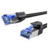 UGREEN NW153 Kabel sieciowy w oplocie, Ethernet RJ45, Cat.8, F/FTP, 1.5m (czarny)