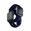 42/44/45/46/49 mm Ocean Blue (big) - 3mk Silicone Watch Strap for Apple