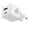 Ładowarka sieciowa Baseus Palm 30W USB-C USB-A - biała