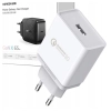 Ładowarka sieciowa UGREEN CD122, USB-A, QC3.0, 18W (biały)