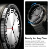 Nakładka Spigen Bezel Tune Diver na Samsung Galaxy Watch 8 44 mm - czarna