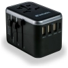Verbatim Adapter podróżny EU/UK/US3xUSB-A/2xUSB-C PD 61W UTA-04 czarny/black 49546