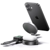 USAMS Składana ład. indukcyjna 3w1 15W   do telefonu/Apple Watch/słuchawek CD234WXC01 (US-CD234)