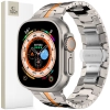 TECH-PROTECT STAINLESS LINE APPLE WATCH 6 / 7 / 8 / 9 / 10 / SE / ULTRA 1 / 2 (44 / 45 / 46 / 49 MM) TITANIUM/ORANGE
