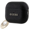 Guess GUAP2PGEHCDK AirPods Pro 2(2022/2023) cover czarny/black Fixed Glitter Heart Diamond Charm