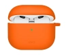 UNIQ etui Nexo AirPods 4 + Ear Hooks     Silicone pomarańczowy/volt orange