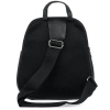 Plecak skórzany crossbody na jedno ramię Bellugio - czarny