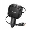 MCDODO SZYBKA ŁADOWARKA SAMOCHODOWA 3X USB USB-C 93W LED KABEL ZWIJANY 1M