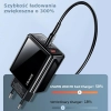 USAMS Ład. siec. 1xUSB-C+1xUSB T40 20WLED (only head) PD3.0 +QC3.0 Fast Charging czarny/black CC133TC01 (US-CC133)