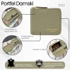Portfel damski skórzany mały zielony w orientacji poziomej z RFID Paolo Peruzzi KV-04-GR