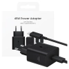 Ład. siec. Samsung EP-T4511XBEGEU PD 45W+ kabel USB-C/USB-C 3A 1.8m Super Fast Charge czarny/black