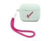 Guess GUACAPLSVSBF AirPods Pro cover niebieski fuksja/blue fuschia Silicone Vintage