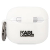 Karl Lagerfeld KLACA3SILKCW AirPods 3cover biały/white Silicone Karl & Choupette