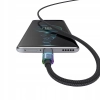 MCDODO KABEL USB-A USB-C SZYBKIE ŁADOWANIE USB TYP C 6A 100W 1M LED CZARNY