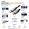 CO2 KABEL USB-C SZYBKIE ŁADOWANIE THUNDERBOLT 3 20GBPS 100W USB TYP C 4K 1M