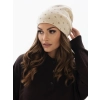 Czapka beanie damska PETERSON elegancka jesień zima