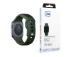 38/40/41/42 mm Dark Green (small) - 3mk Silicone Watch Strap for Apple