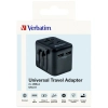 Verbatim Adapter podróżny EU/UK/US2xUSB-A UTA-01 czarny/black 49543