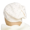 PETERSON ciepła czapka beanie damska z kryształkami