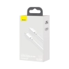 Kabel USB-C do Lightning Baseus Simple Wisdom, PD, 20W, 1.5m (biały) 2szt.
