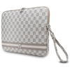 DKNY Sleeve DKCS14PVSHLE 14             beżowy/beige Checkered Pattern Printed Stripes