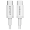 Kabel Ugreen US264 60518 USB-C / USB-C PD QC AFC 1m - biały