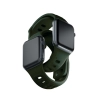 38/40/41/42 mm Dark Green (small) - 3mk Silicone Watch Strap for Apple