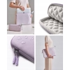 INNOSTYLE ZESTAW TORBA NA LAPTOPA 13 14 WODOODPORNA + ETUI NA GADŻETY FIOLET