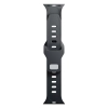 38/40/41/42 mm Black (small) - 3mk Silicone Watch Strap for Apple