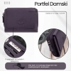 Portfel damski skórzany fioletowy duży Paolo Peruzzi RFID