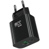 Ładowarka sieciowa USAMS CC317 T65 33W   1xUSB-C 1xUSB-A Fast Charging czarny