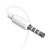 Słuchawki douszne Dudao X10S przewodowe 3,5mm mini jack 1,15m - białe