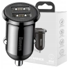 Ładowarka samochodowa Baseus Grain Pro 2x USB 4.8A (czarna)