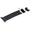 Pasek PITAKA Carbon Fiber Retro do Apple Watch 1/2/3/4/5/6/7/8/9/10/11/SE/SE 3/Ultra/Ultra 2/Ultra 3 czarno szary