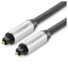 UGREEN AV108 Kabel optyczny Toslink Audio, aluminiowy z oplotem, 1m (szary)