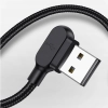 MCDODO KABEL KĄTOWY 90° LIGHTNING DWUSTRONNY DO IPHONE 11 12 13 14 LED 3M