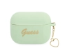 Guess GUAPLSCHSN AirPods Pro cover zielony/green Silicone Charm Heart Collection