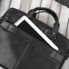 Torba męska na ramię do ręki skórzana na laptopa dokumenty A4 czarna pojemna Paolo Peruzzi SL-08-BL