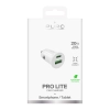 Ładowarka samochodowa Puro Pro Lite 1x USB-A + 1x USB-C Power Delivery 20W - biała