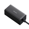 Ładowarka sieciowa GaN5 Baseus CCGP110201 HUB HDMI 2x USB-C / USB-A / HDMI 4K 30Hz 1,5m - czarna + kabel USB-C - USB-C 100W 1m