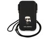 Karl Lagerfeld Torebka KLHCP12MOPHKMK6,1 czarny/black hardcase Saffiano Ikonik Karl`s