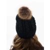 Czapka PTN elegancka black stylowa do codziennego noszenia